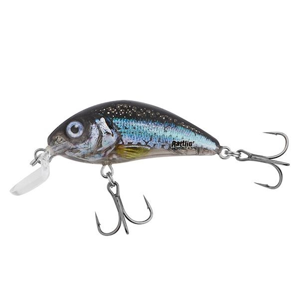 Salmo Wobler Rattlin Hornet Shallow Runner Clear Holo Smelt