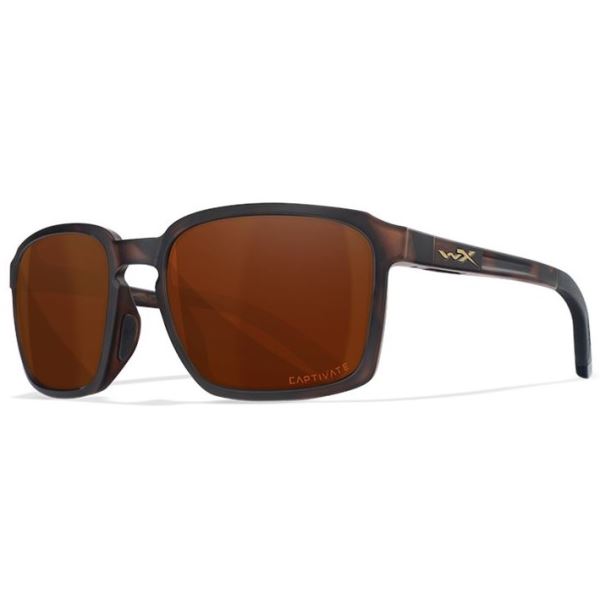 Wiley X Polarizační Brýle Alfa Captivate Polarized Copper Matte Havanna Brown