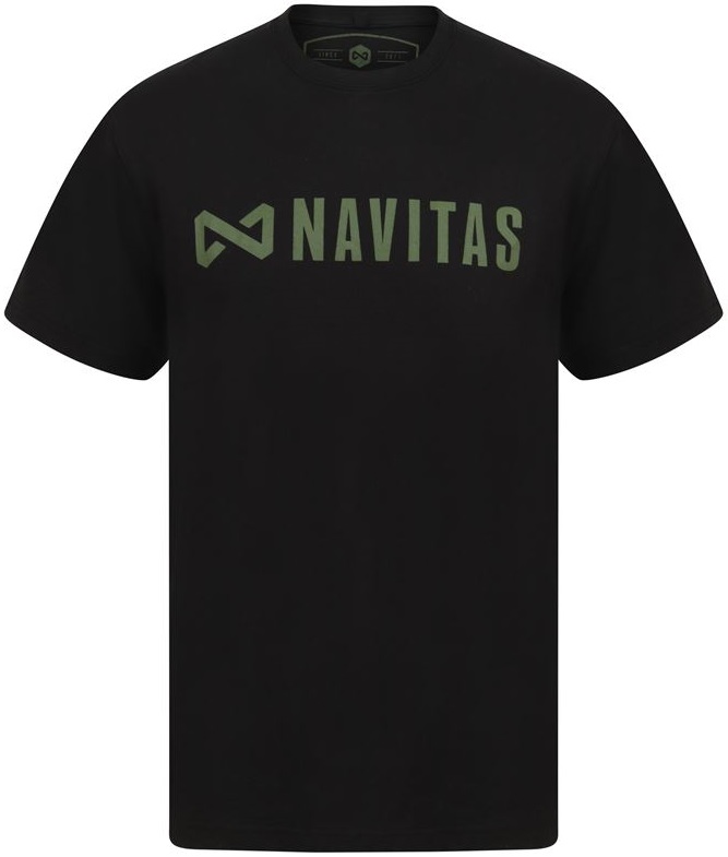 Navitas tričko core tee black - xl