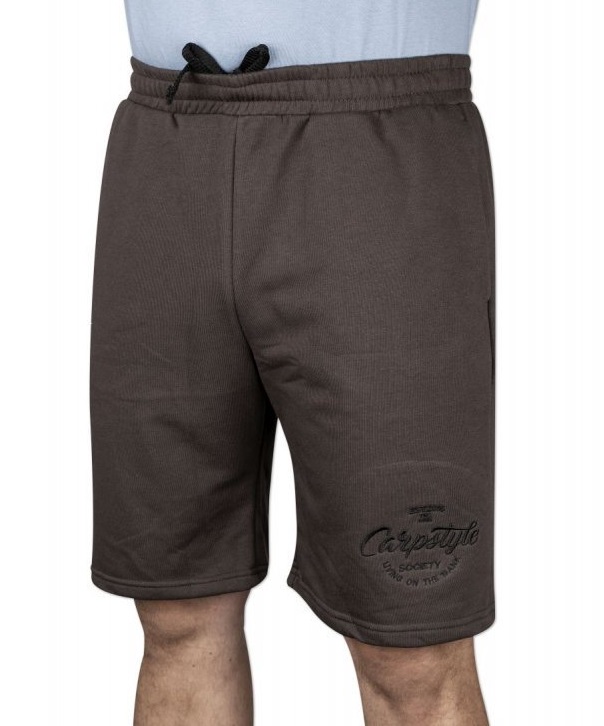 Levně Carpstyle kraťasy brown forest shorts - velikost l