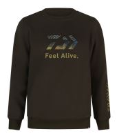Daiwa Mikina D-Vec Hoodie Crew Neck Zander