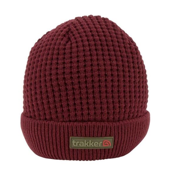 Trakker Zimní Čepice Plum Textured Beanie