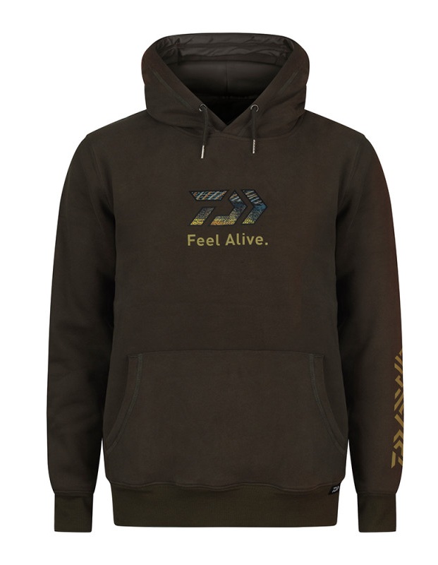 Daiwa mikina d-vec hoodie zander - l