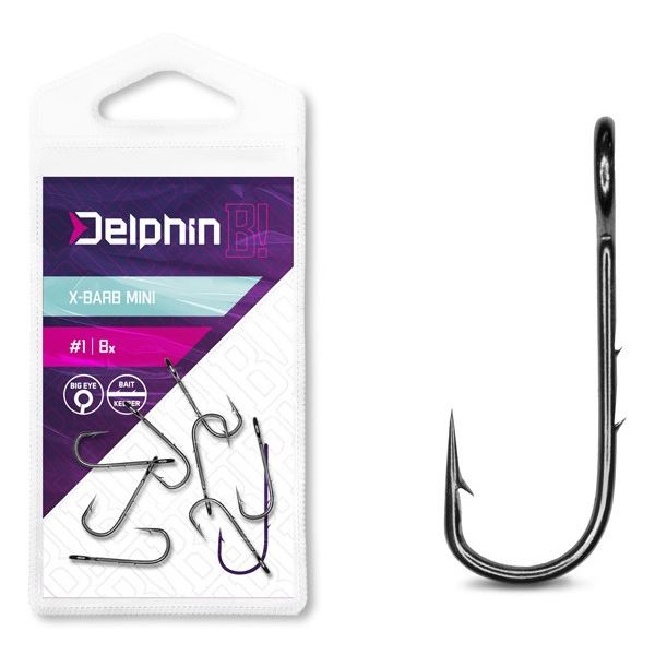 Delphin Háčky Na Čeburašku B! X-BARB Mini 8 ks