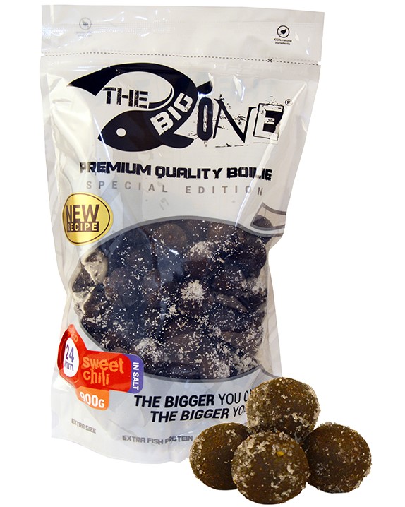 Levně The one boilies big one boilie in salt sweet chili 900 g - 24 mm