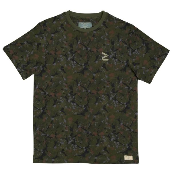 One More Cast Tričko Signature OMC Splash Camo T-Shirt