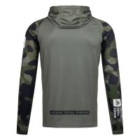 Mikado Tričko S Kapucí Green Camo (1)