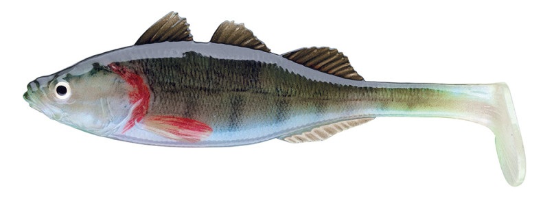Daiwa gumová nástraha prorex live perch blue perch - 9,5 cm 8 g