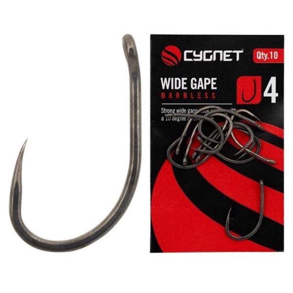 Cygnet Háčky Wide Gape Hooks Barbless 10 ks