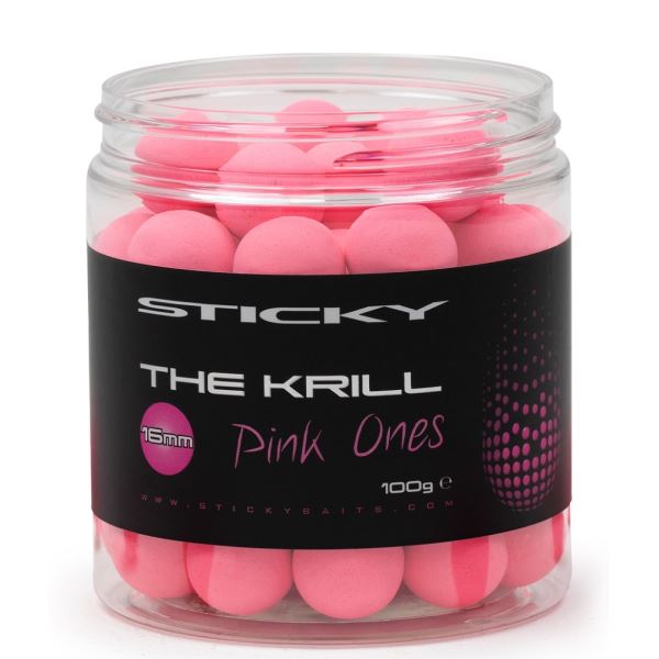 Sticky Baits Plovoucí Boilies The Krill Pop-Ups Pink Ones 100 g