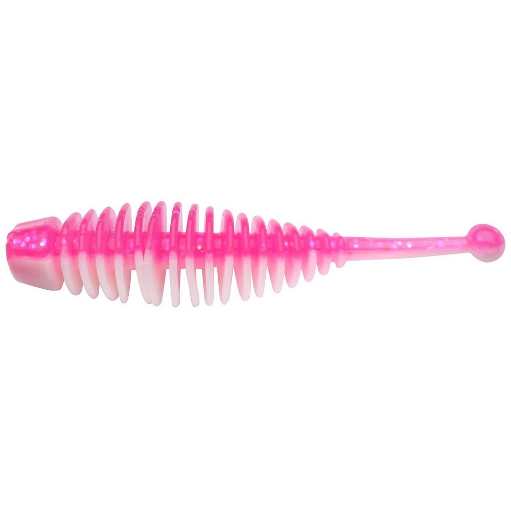 Levně Berkley gumová nástraha powerbait power naiad pink white - 3 cm 12 ks