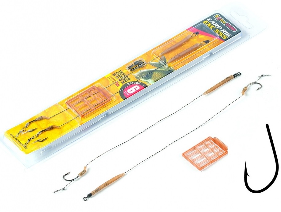 Extra carp n�vazce boilie rig exc 555 2 ks-velikost 4