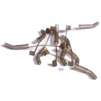 RidgeMonkey Rovnátko Connexion D-Rig Kickers Organic Brown 10 ks (2)