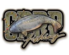 4ANGLERSDESIGN Samolepka 74 Carp Fishing