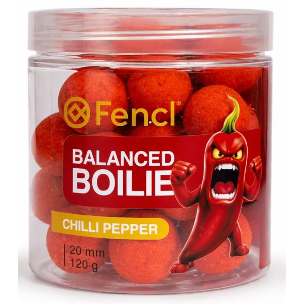 Fencl Vyvážené Boilie Balanced Chilli Pepper 120 g 20 mm