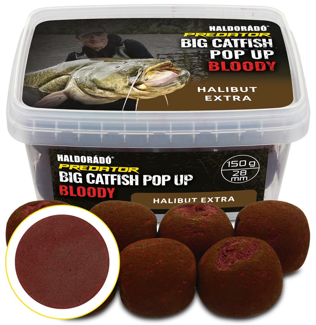 Haldorádó pop up catfish bloody 200 g 28 mm - halibut extra