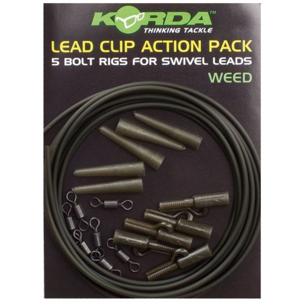 Korda Montáž Lead Clip Action Pack 5 ks