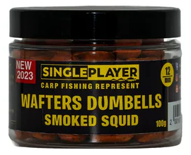 Levně Singleplayer wafters dumbells smoked squid 100 g 12 mm