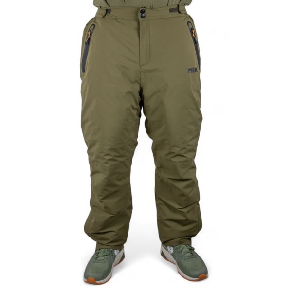 Mikbaits Zateplené Kalhoty Thermo Exclusive Zelené