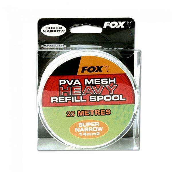 Fox Náhradní PVA síťka Narrow Refill Spool - Heavy Mesh 10 m 25 mm