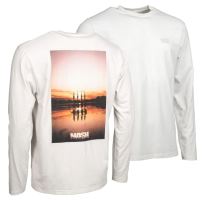 Nash Tričko Make It Happen Sunset Long Sleeve T-Shirt Ecru - XL