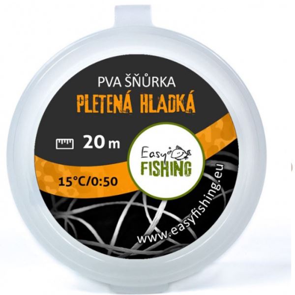 Easy Fishing PVA Šňůrka Hladká Silnější 20 m