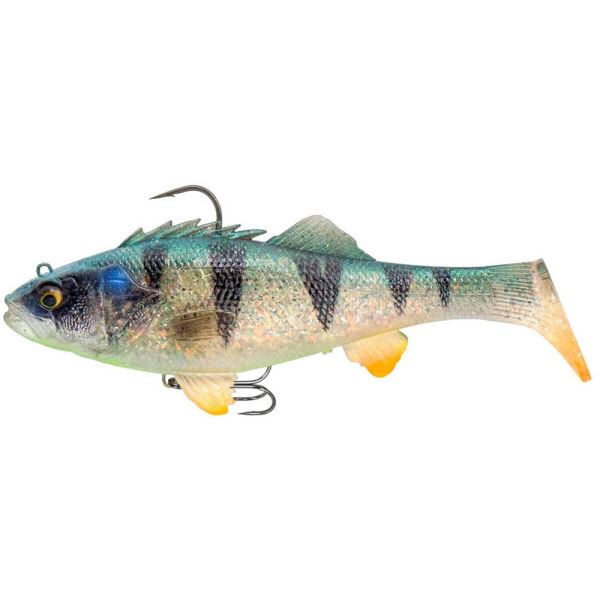 Savage Gear Gumová Nástraha 3D Perch RTF FS Ghost Silver