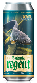 Bohemia regent pivo vodní říše sumec 0,5 l