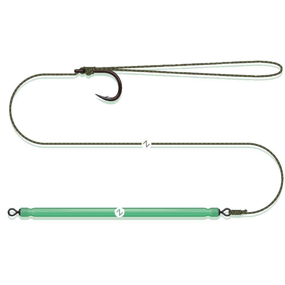 Madcat návazec bungee pellet rig suspending - 0,95 mm - 70 cm 3/0