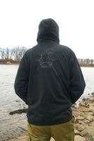 Black Cat Mikina Black Zipped Hoody (10)