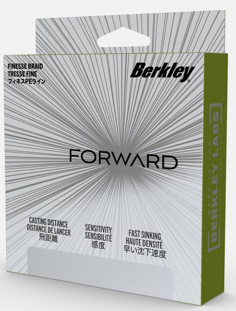 Berkley splétaná šňůra forward low-vis green 1800 m - 0,15 mm 4,7 kg