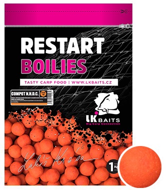 Levně Lk baits boilie restart compot nhdc-250 g 18 mm