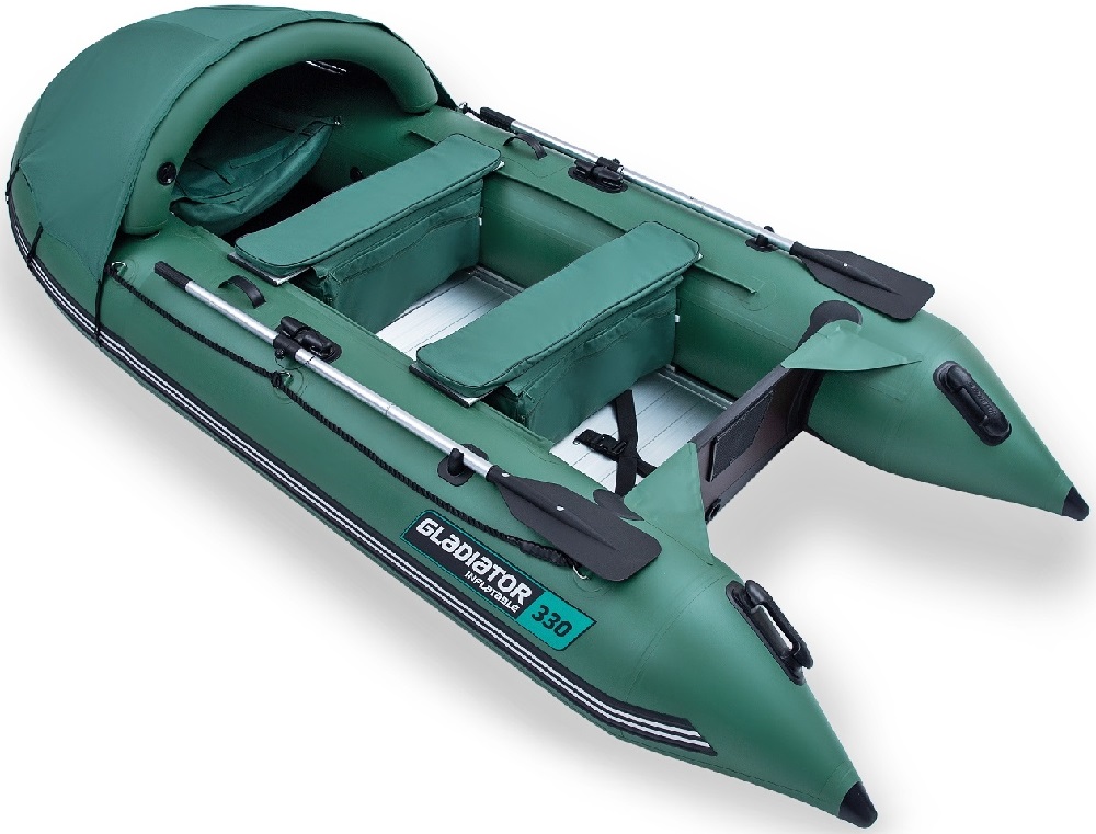 Gladiator člun nafukovací active c330 al zelený