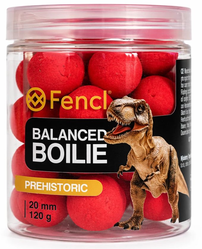 Levně Fencl vyvážené boilie balanced prehistoric 120 g 20 mm