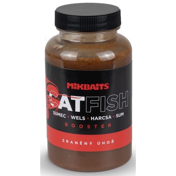 Mikbaits Booster Catfish Zraněný Úhoř 250 ml