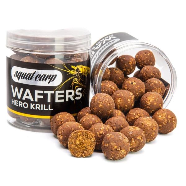 Squat Carp Vyvážené Boilies Wafters Hero Krill