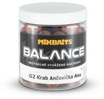 Mikbaits Boilie Gangster Balance G2 Krab Ančovička Asa 250 ml