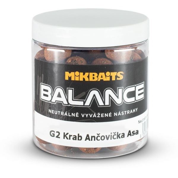 Mikbaits Boilie Gangster Balance G2 Krab Ančovička Asa 250 ml