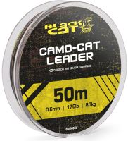 Black Cat Splétaná Návazcová Šňůra Camo-Cat Leader 50 m - 0,6 mm 80 kg
