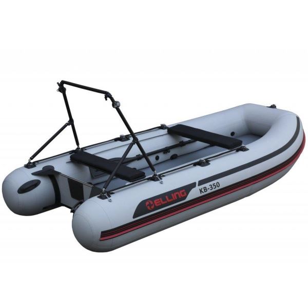 Elling Člun Trimaran S Nafukovací Podlahou Šedý 390