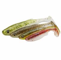 Savage Gear Gumová Nástraha Fat Minnow T Tail Clearwater Mix 5 ks (1)