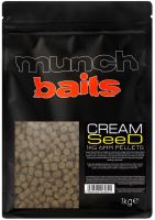 Munch Baits Pelety Cream Seed Pellet - 1 kg 6 mm