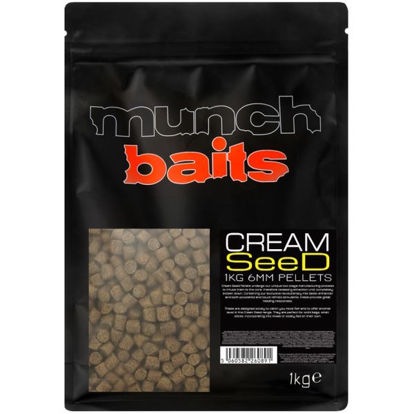 Munch Baits Pelety Cream Seed Pellet