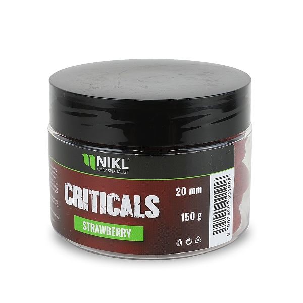 Nikl Criticals boilie Strawberry 150 g