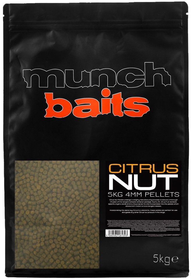 Levně Munch baits pelety citrus nut pellet - 5 kg 4 mm