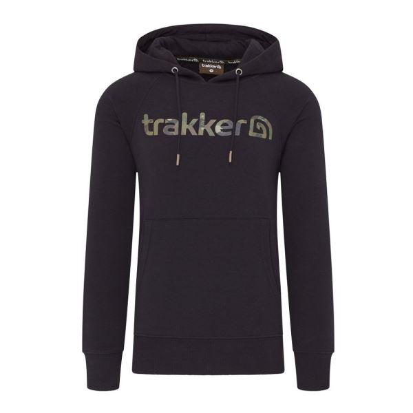 Trakker Mikina CR Logo Hoody Black Camo