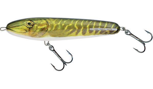 Levně Salmo wobler sweeper sinking real pike-12 cm 34 g