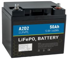 A2D2 Baterie LiFePo4 12,8V 50Ah M6 REPT Cells