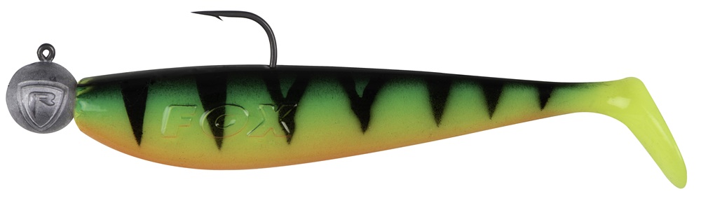 Levně Fox rage gumová nástraha loaded zander pro shad uv firetiger - 10 cm 10 g