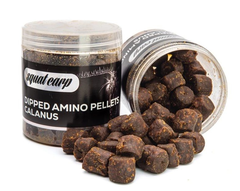 Levně Squat carp amino pelety v dipu calanus 180 g 15 mmm